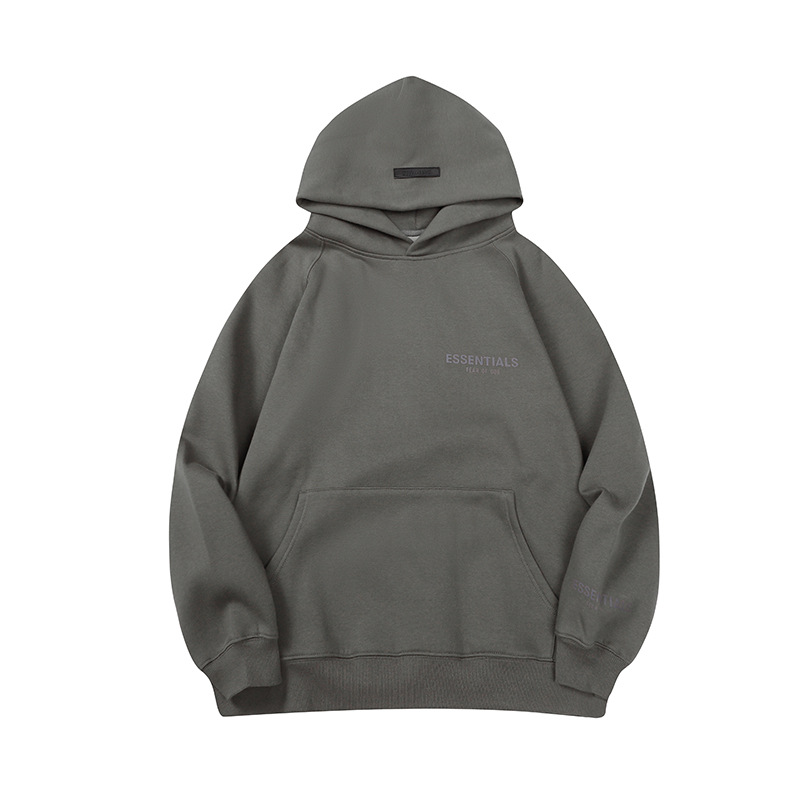 Foreign trade new autumn and winter FOG FEAR OF GOD double line ESS men and women small letter printing couple loose sweater