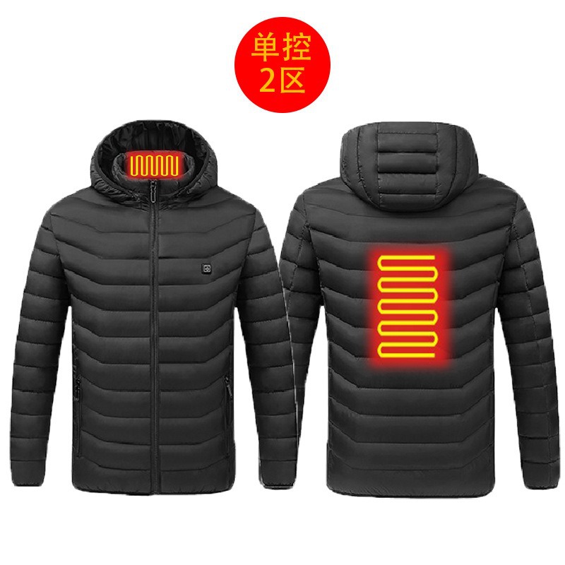 New hot-selling cross-border winter heating cotton clothes, smart constant temperature cold-proof electric heating clothes, USB heating cotton clothes - Image 30