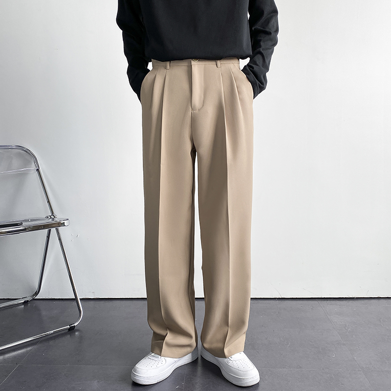 Autumn and winter 2023 new drape straight suit pants men's loose Korean casual wide-leg trousers mopping pants - Image 5