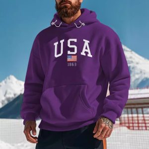 Fashion Hooded Shaker Hooded Thickened Embroidered Sweatshirt