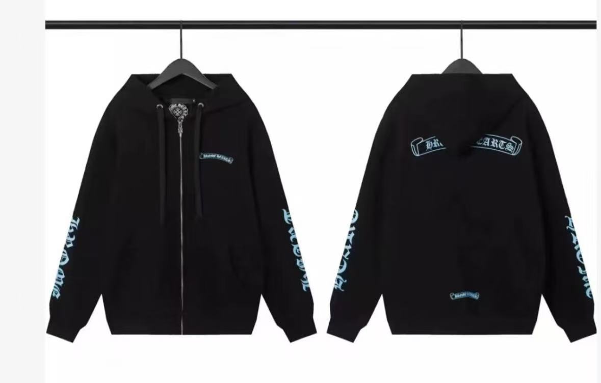 2026 New Cross-Border CH Hoodie Cross Horseshoe Couple Zipper Hooded Sweatshirt Jacket Trendy Brand 30/1 - Image 31