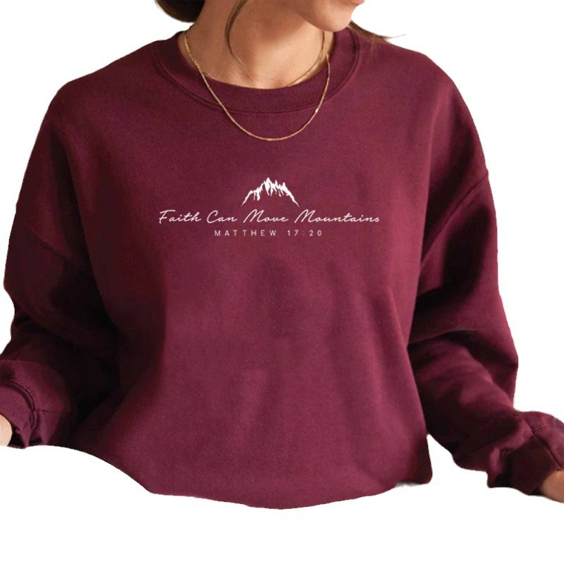 Faith Can Move Mountains Sweatshirt Christian Clothing_yyt - Image 2