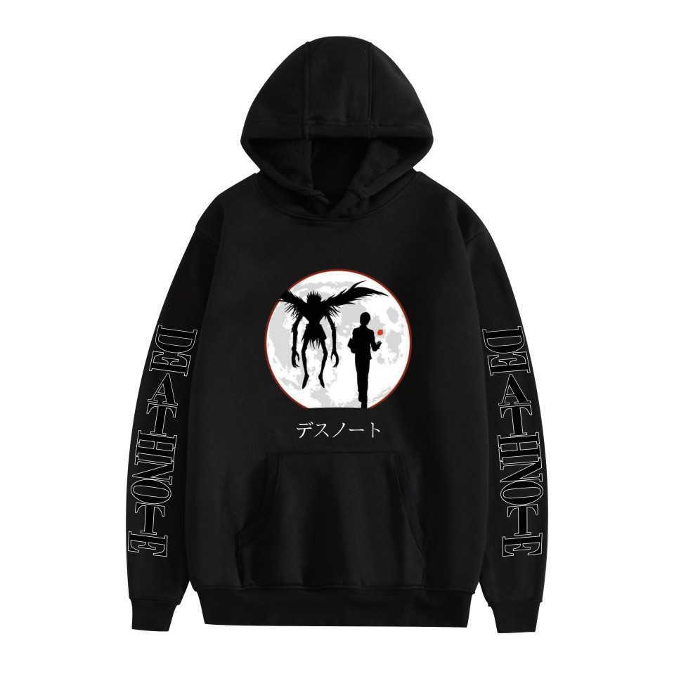 Death Note Hoodie Sweatshirt Pocket Velvet Loose Sweatshirt Winter fo man and women - Image 11