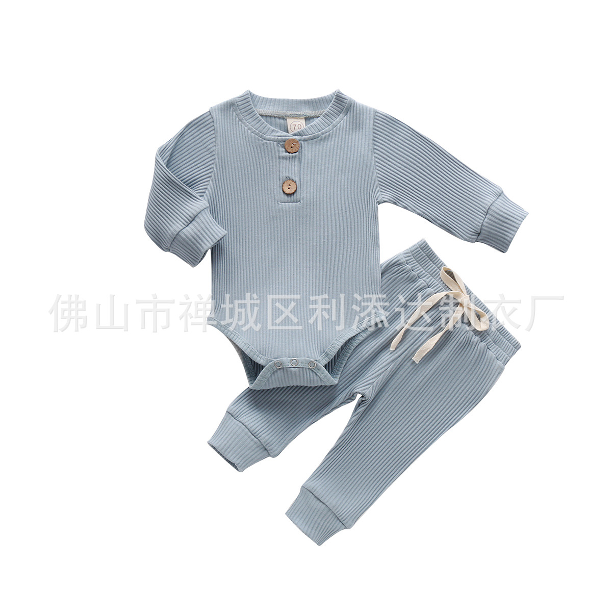 2020 Amazon hot-selling pit strip solid color suit - Image 3