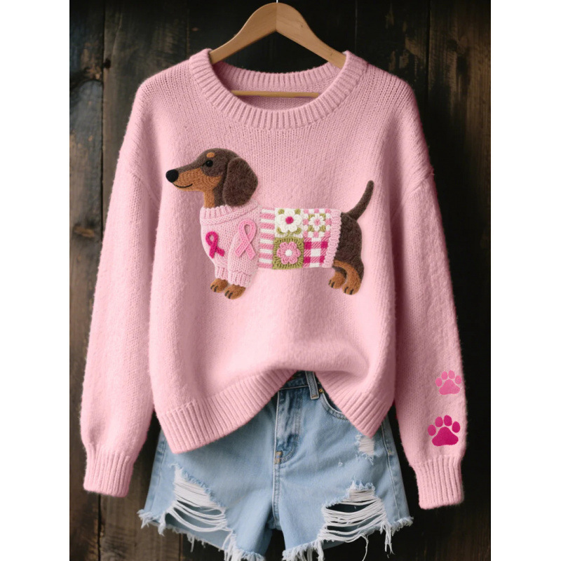 2026 Spring/Autumn New European and American Style Women's 3D Digital Print Casual Fashion Round Neck Faux Sweater/Sweatshirt - Image 18