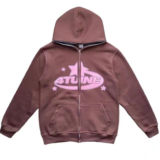 Spot 2023 European and American dark sweatshirts men's and women's hoodies Gothic couple Harajuku large size zipper sweatshirt - Image 14