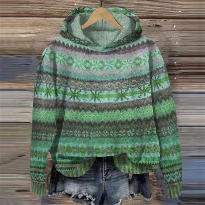 2024 Autumn Women's Cross-Border 3D Sweatshirt, Popular Digital Print Hoodie, Hot Selling Outerwear - Image 3