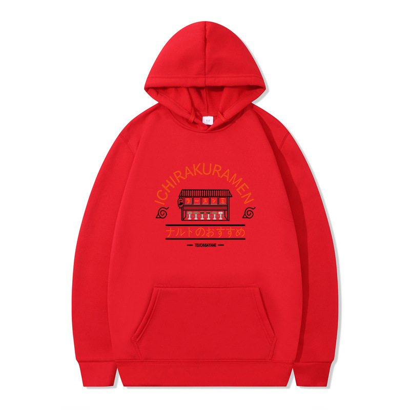 Naruto anime series naruto whirlpool naruto ramen shop printed autumn and winter hooded sweatshirt for men and women - Image 18