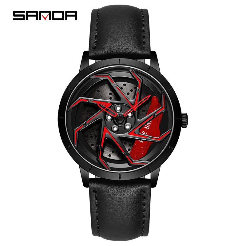 Sanda new 1088 mesh strap youth personality fashion trend waterproof student male quartz watch factory wholesale - Image 23