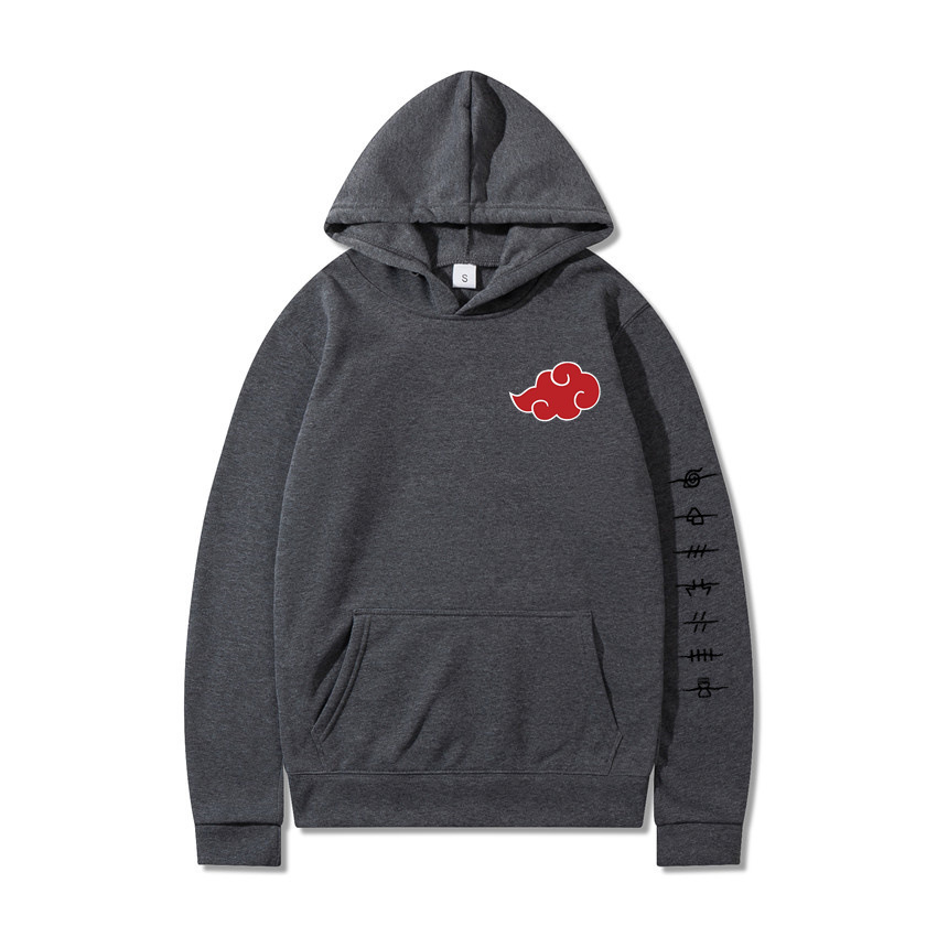 2021 European and American tide autumn and winter Japanese anime Naruto hooded sweater suit men and women couples - Image 16