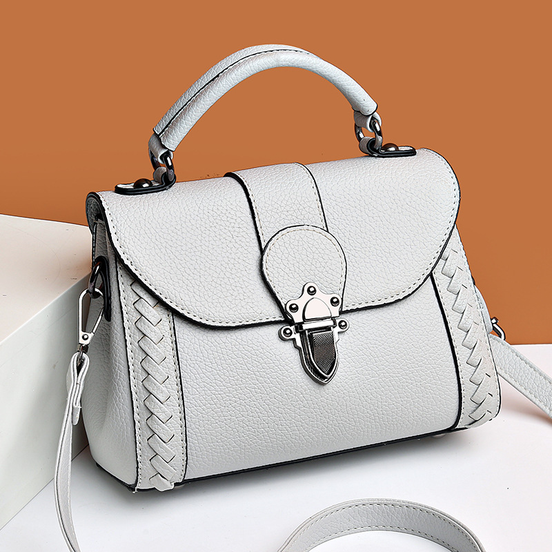 Women's bags 2023 new retro simple shoulder bag soft leather texture large capacity fashion handbag messenger bag for women - Image 2