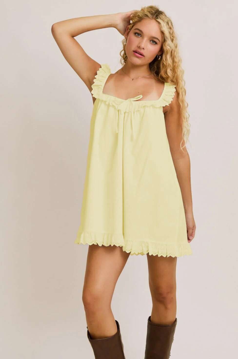 European and American cross-border 2025 summer new women's Amazon plus size solid color lace retro style beach suspender dress - Image 8