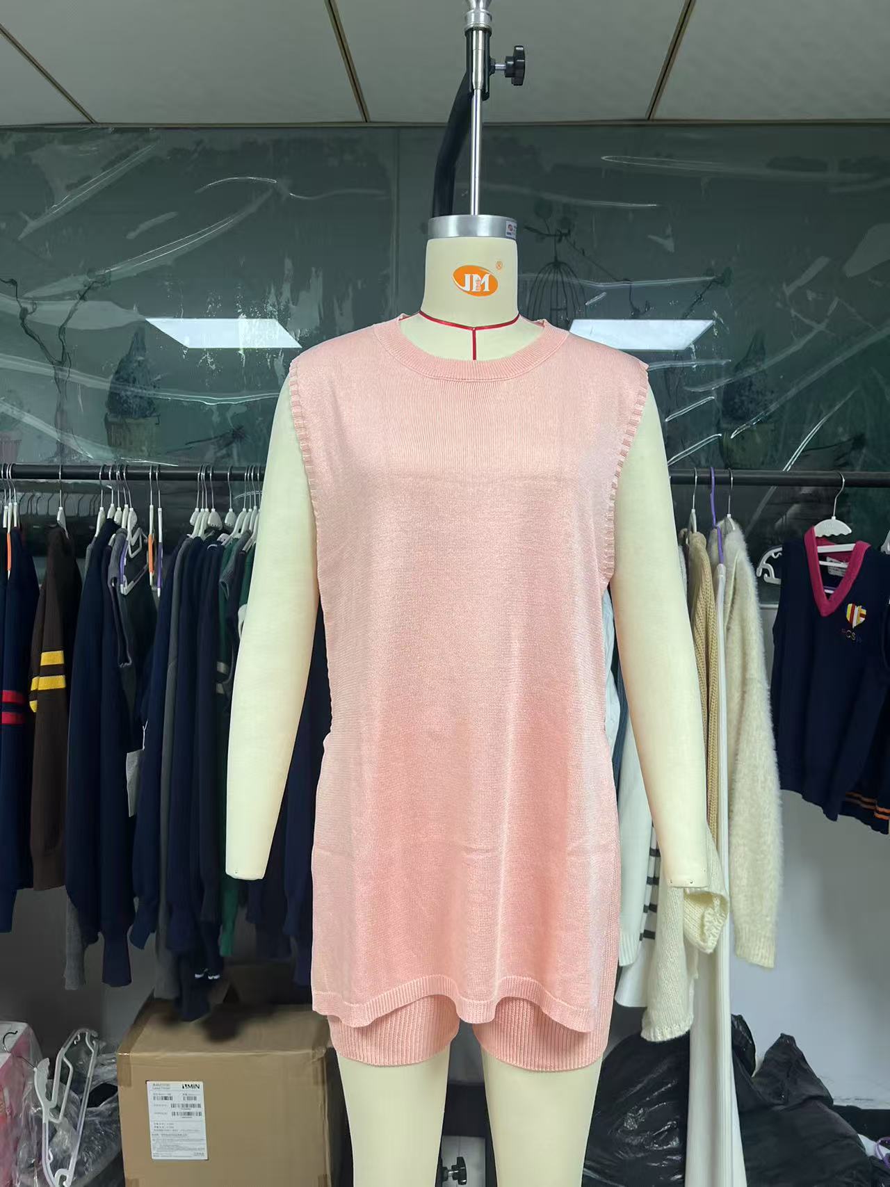 Popular Knitwear Set - Cross-border Summer Women's Clothing - European and American Style Knitwear, Loose Sleeveless Casual Sweater Two-Piece Set - Image 16