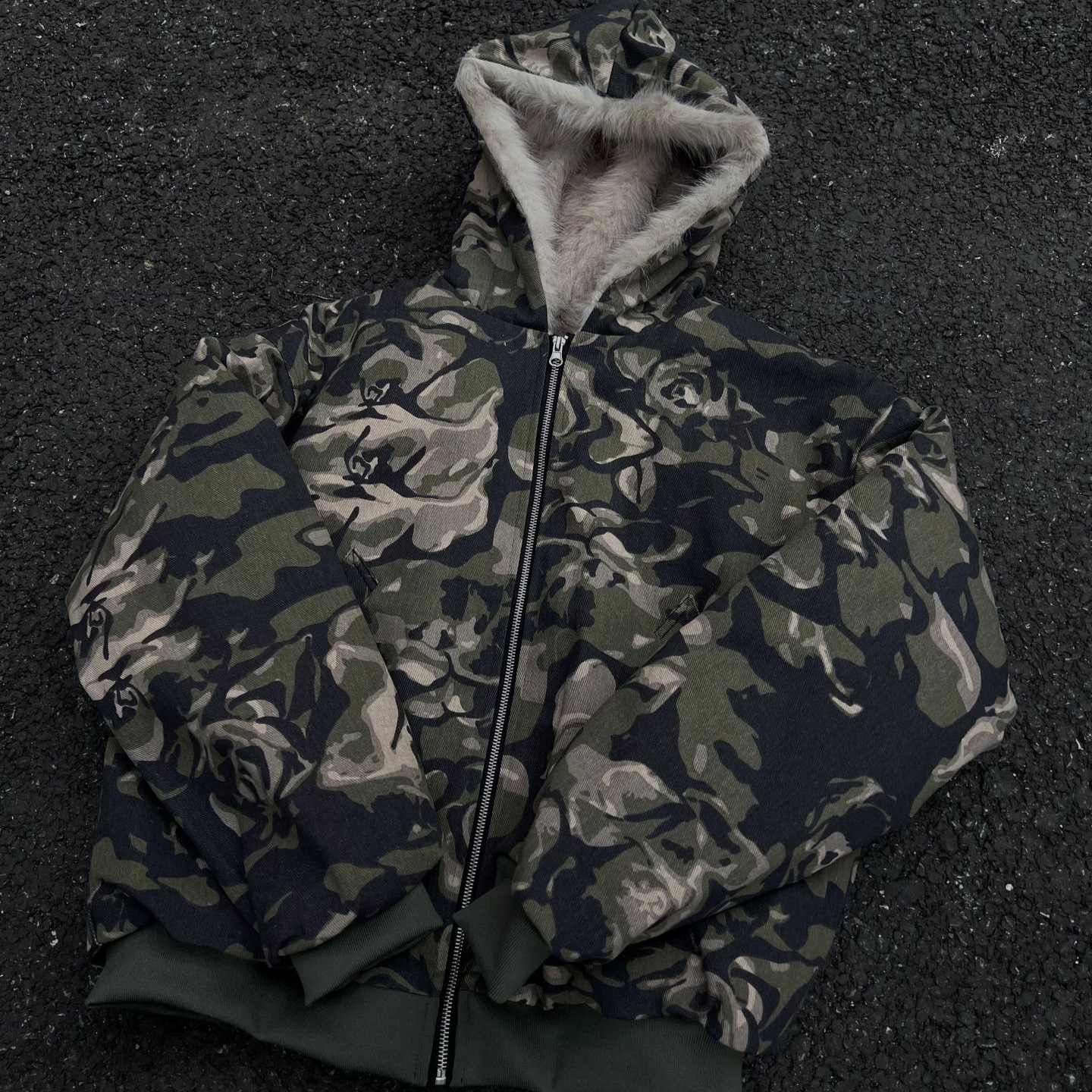 EON MODISH 24 Winter New Arrivals: High-Quality Camouflage Fur-Collar Cotton Jacket - Image 4