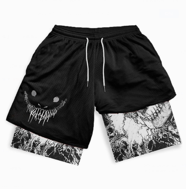 Dragon Ball series shorts 3D digital printing adult double-layer beach shorts Amazon cross-border e-commerce hot-selling factory - Image 23