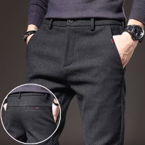 Men's trousers casual long trousers men spring and autumn loose straight slim fit slim-fitting trousers spring 2023 new autumn and winter