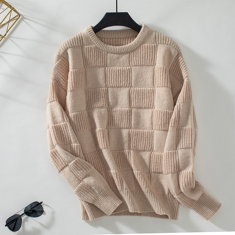 Casual Pullover Sweater for Women, 2024 Autumn/Winter New Style, Loose Round Neck, European and American Style Knitted Top - Image 3