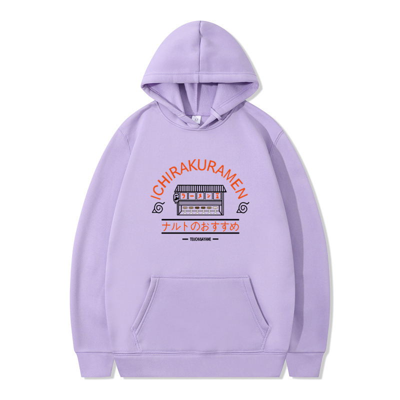 Naruto anime series naruto whirlpool naruto ramen shop printed autumn and winter hooded sweatshirt for men and women - Image 5