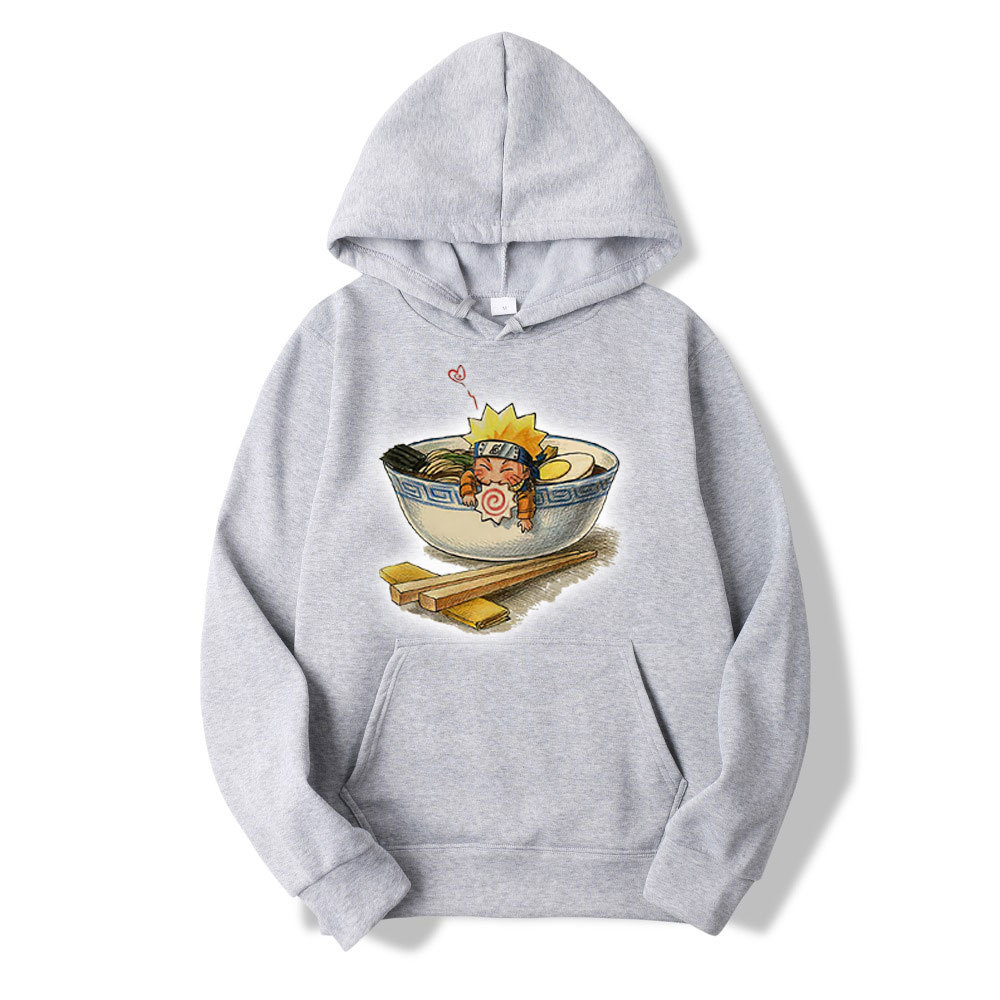 Cross-border hot sale personalized custom Naruto Naruto men and women loose hooded sports sweater wholesale - Image 3