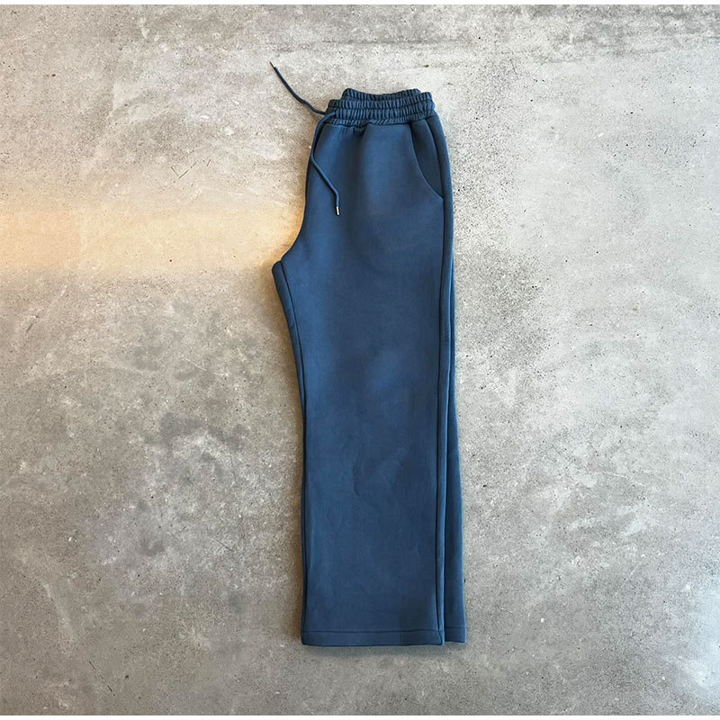Autumn European and American cross-border casual simple couple fashion hoodie sweatshirt solid color loose sweatshirt sweatpants wholesale - Image 6