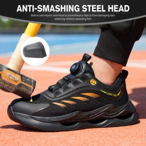 Steel-Toe Work Shoes