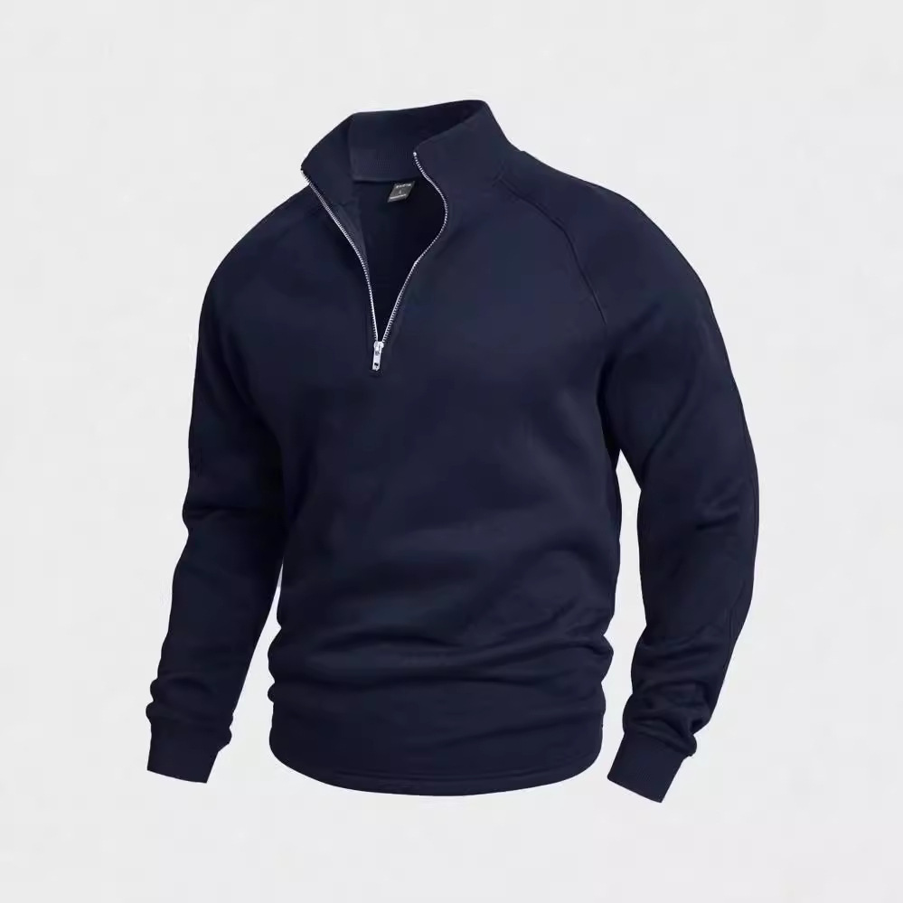 Zip-Neck Long-Sleeved Top - Image 4