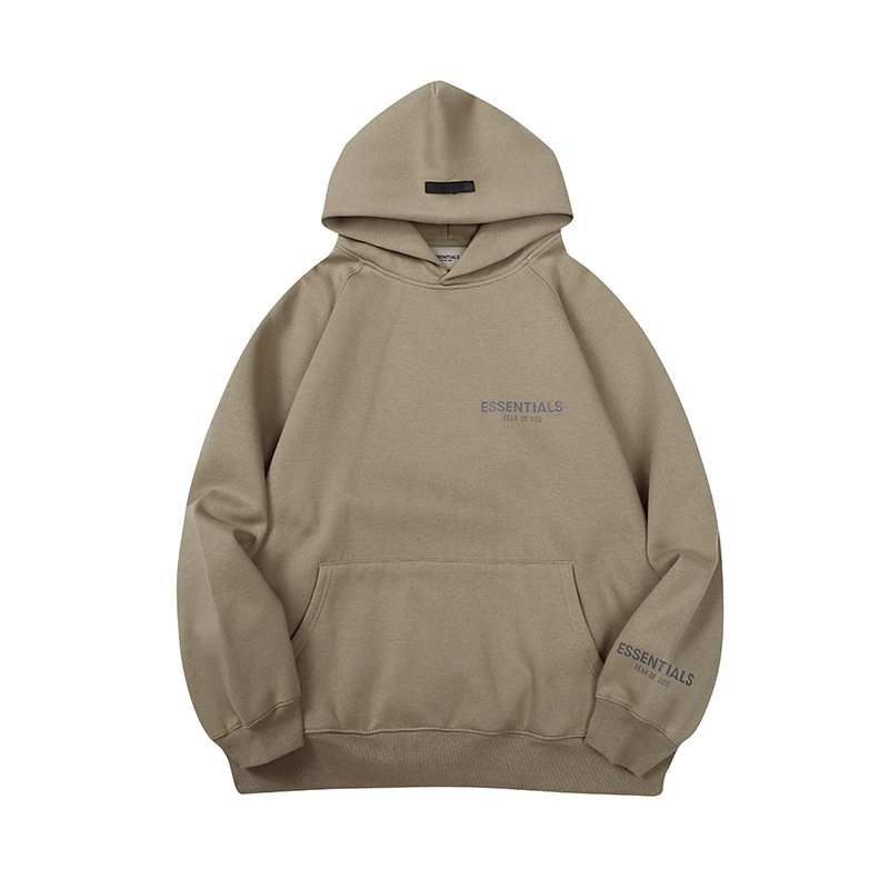 Foreign trade new autumn and winter FOG FEAR OF GOD double line ESS men and women small letter printing couple loose sweater - Image 9