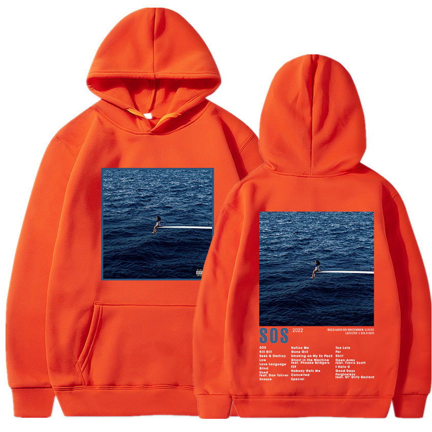 SZA New Music Album SOS Graphic Hoodie Men Women Fashion Vin - Image 5