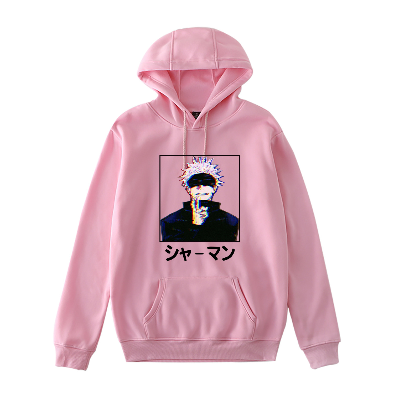Manufacturers spot anime around long-sleeved couples casual pullover sweater women's hooded hooded sweater - Image 16