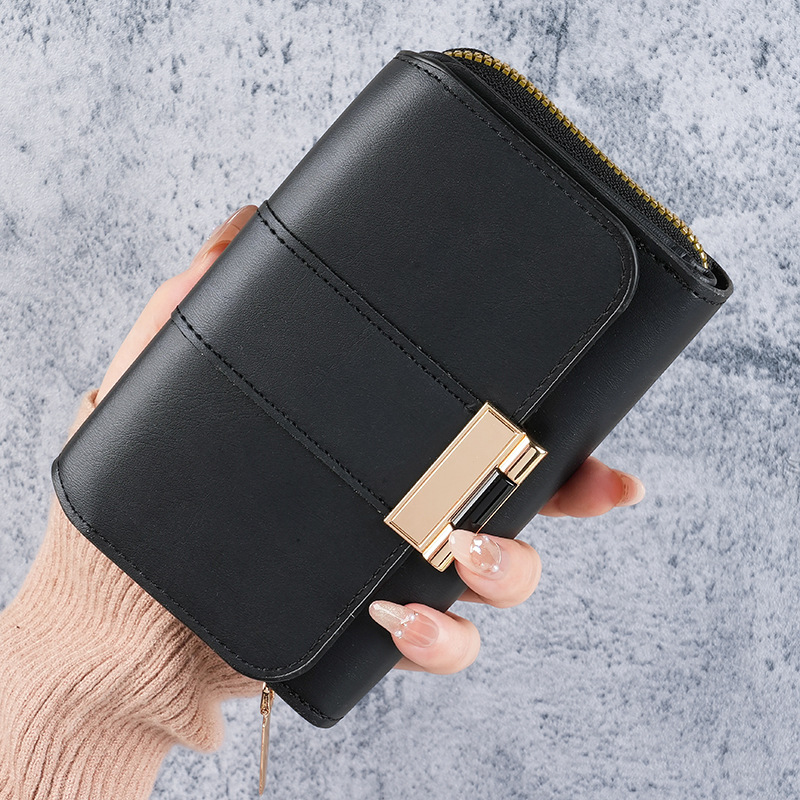 Fashion new cross-border women's wallets with multiple card slots and large capacity wallets, retro multi-function coin purses, wholesale spot - Image 8