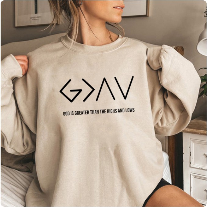 Cross-border foreign trade independent station women's fleece round neck sweater plain color slogan printed long-sleeved T-shirt top