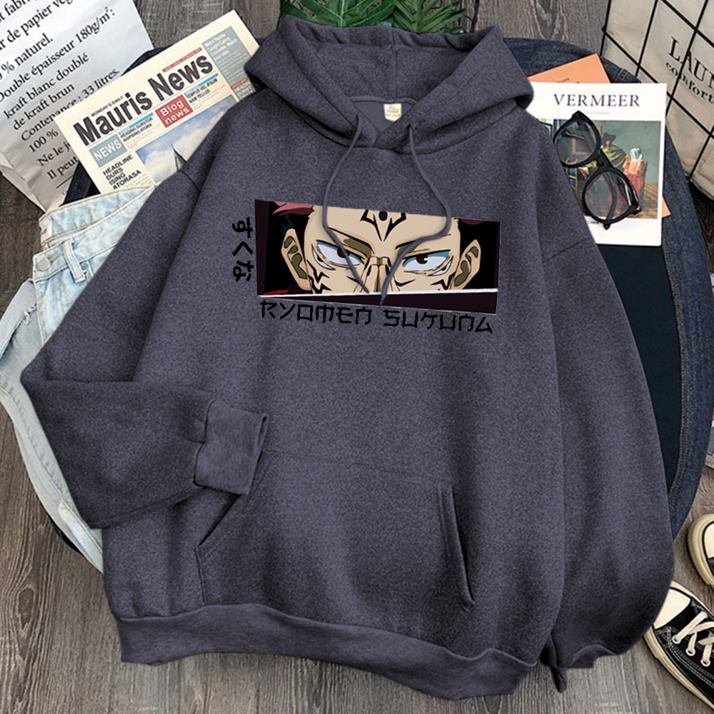 Men's Hoodies Japanese Anime Jujutsu Kaisen Hoodie Yuji Itad - Image 13