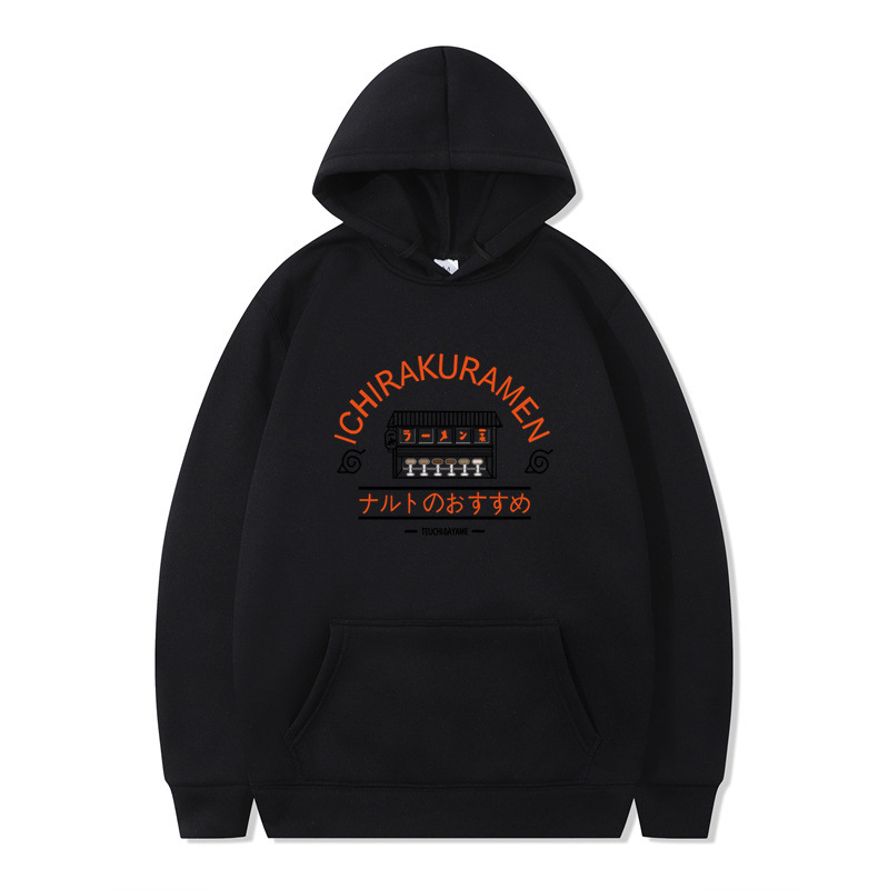 Naruto anime series naruto whirlpool naruto ramen shop printed autumn and winter hooded sweatshirt for men and women - Image 22