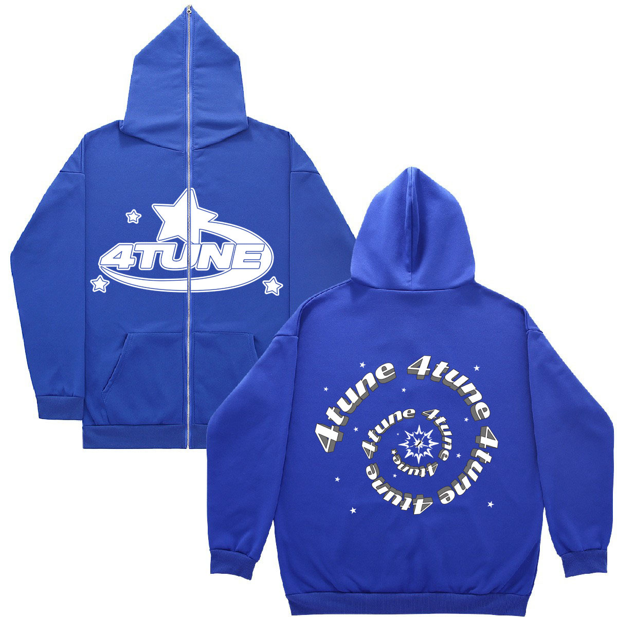 2023 cross-border new product tune trendy men's full face zipper sweatshirt American retro Y2K sweatshirt men's casual jacket - Image 16