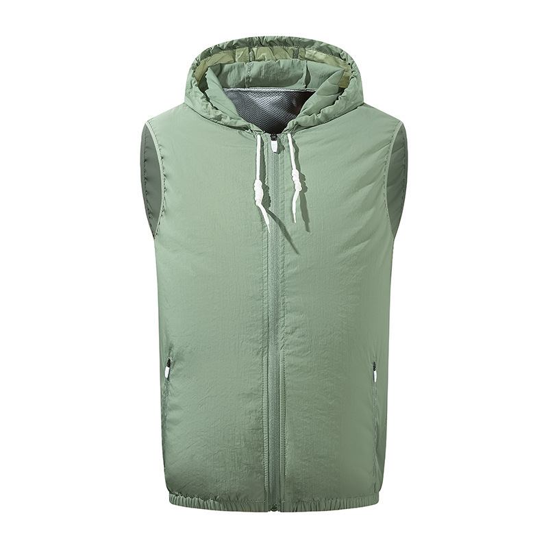 Fan suits for summer, multiple air conditioning suits, high-tech large fans for cooling, camouflage construction site fishing vests for men, cross-border supply - Image 47