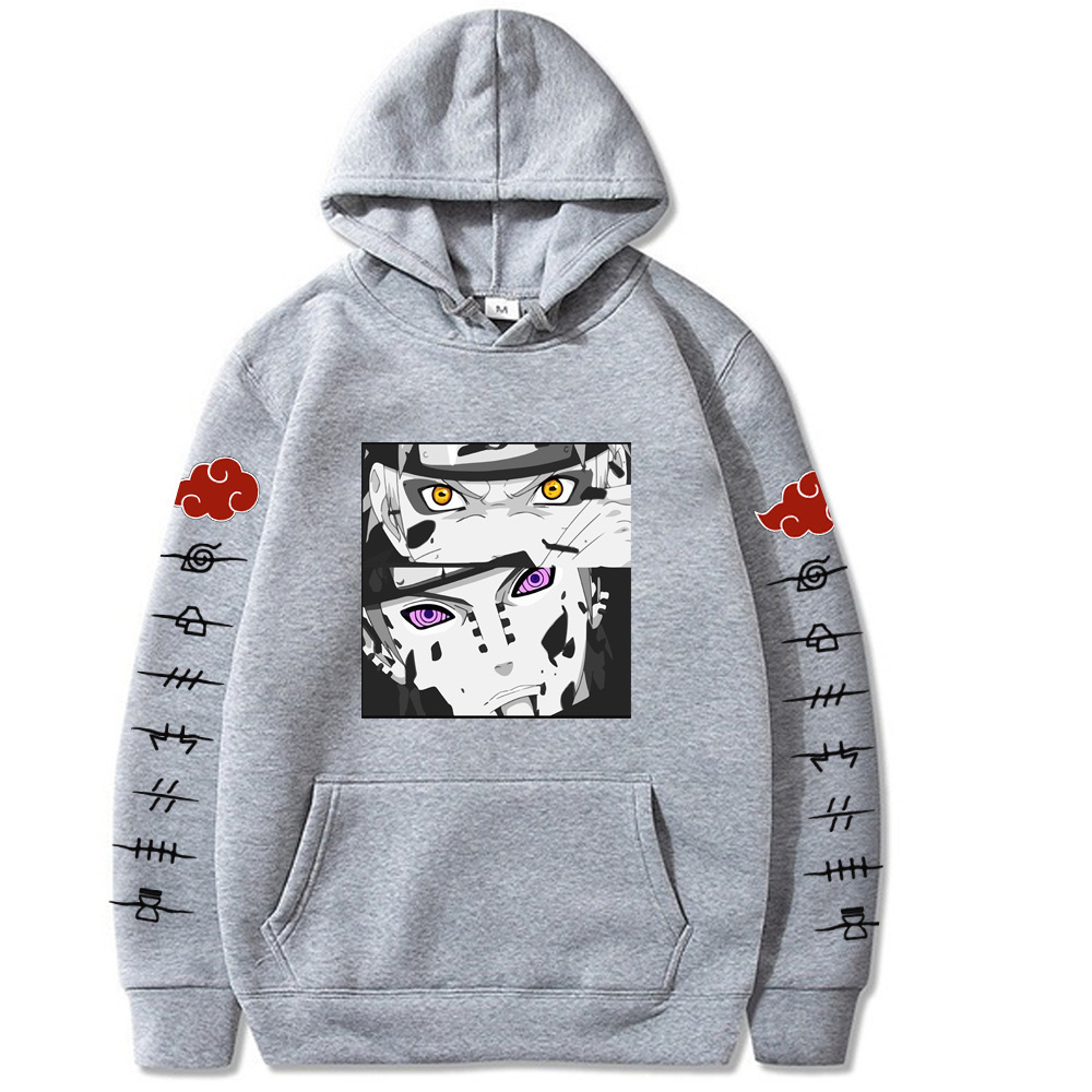 Naruto new printed logo hoodies-2 roles - Image 2