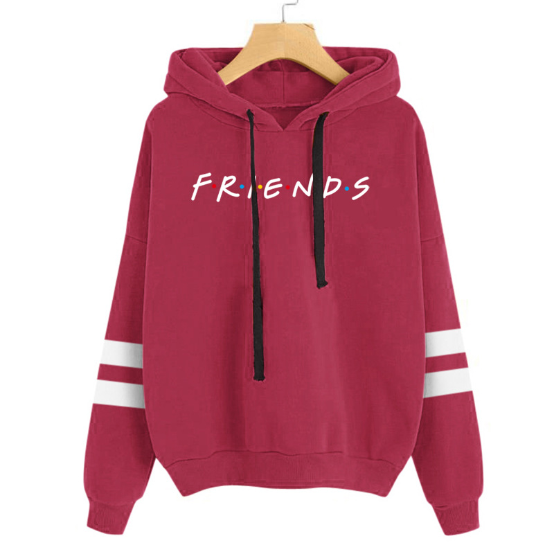 Amazon AliExpress wish foreign trade women's clothing autumn and winter new hooded sweatshirt printed plus velvet women's hot sale wholesale - Image 2