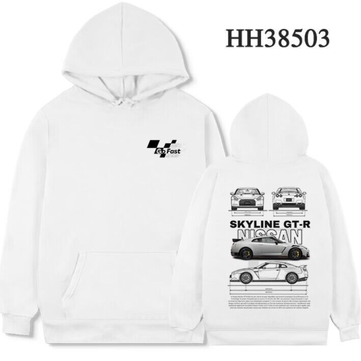 StreetcarHoodiePrintsMen Car Print Trendy Hoodie Loose Casual Versatile Hoodie - Image 14