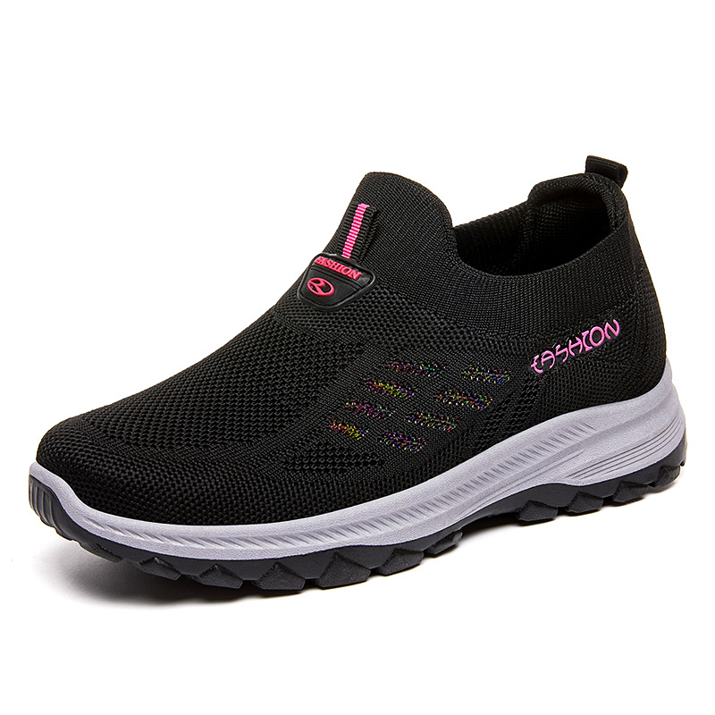 Women's casual shoes, autumn shoes for the elderly, shoes for middle-aged and old mothers, breathable soft soles, casual walking shoes, sports shoes for the elderly - Image 4