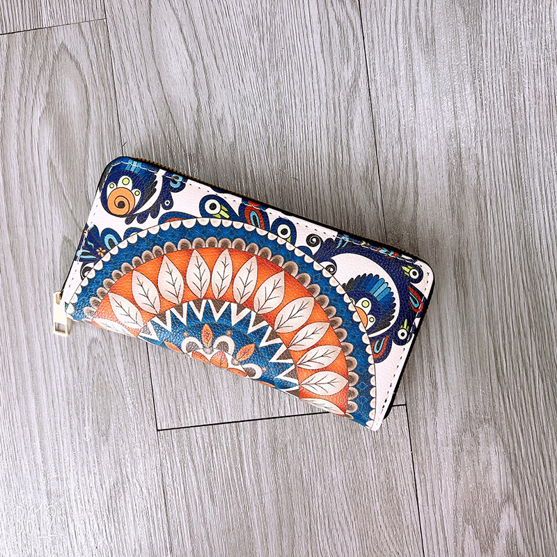 2025 New Style Ethnic Style Women's Wallet Retro Clutch Bag Exquisite Single-Latch Practical Handbag for Women - Image 9