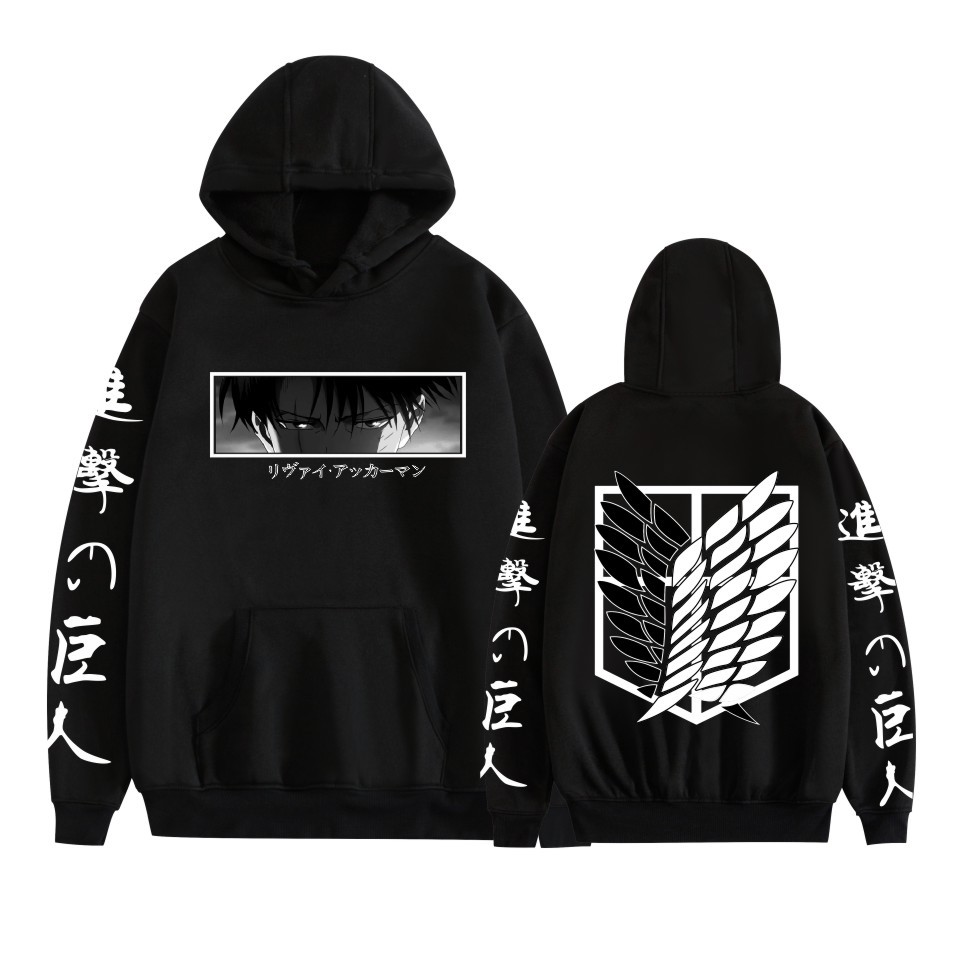 Mao Chunqiu hooded sweatshirt Attack on Titan peripheral European size cross-border hot-selling printed pullover for men and women - Image 17