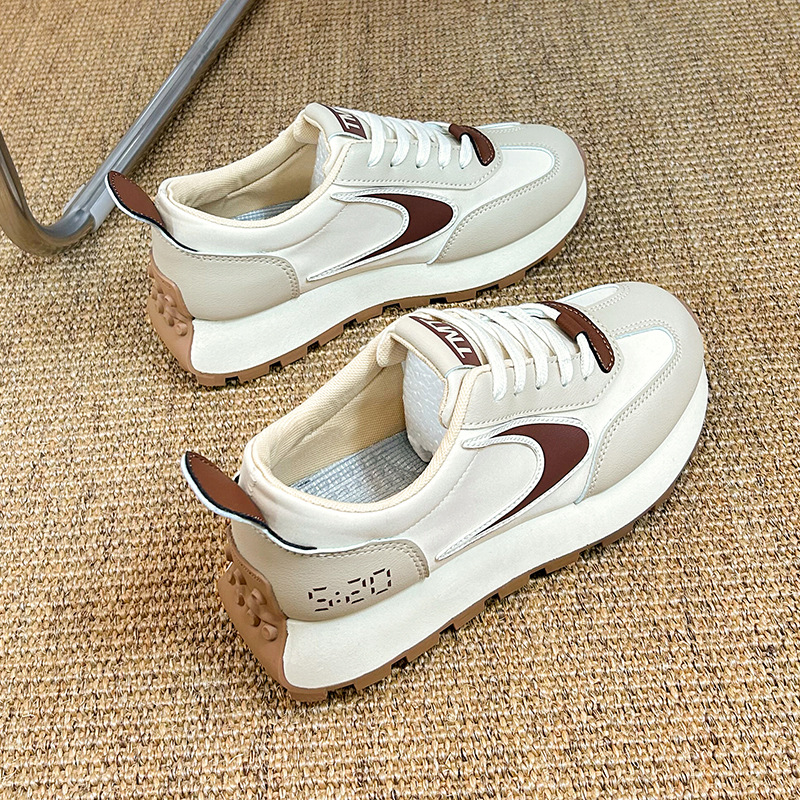 ins Korean version of Forrest Gump shoes for women 2024 spring new style student running sports versatile height increasing dad shoes 232-10 - Image 7