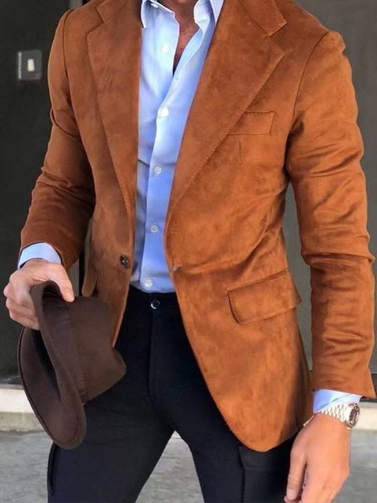 Cross-border foreign trade hot-selling spring and autumn new digital printing plaid men's casual suits and casual jackets - Image 17