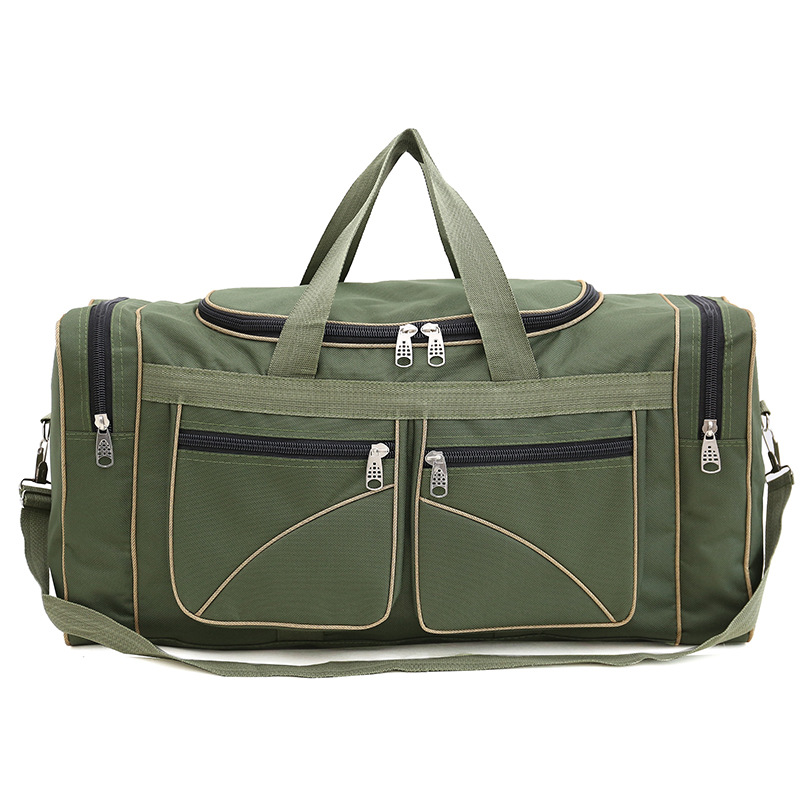 Men's large hand-held travel bag for work storage clothes Oxford cloth luggage bag one-shoulder large capacity luggage bag - Image 8
