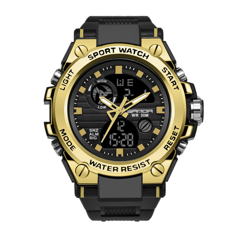 SANDA 739 multi-functional waterproof electronic sports watch timing calendar alarm luminous student youth - Image 6