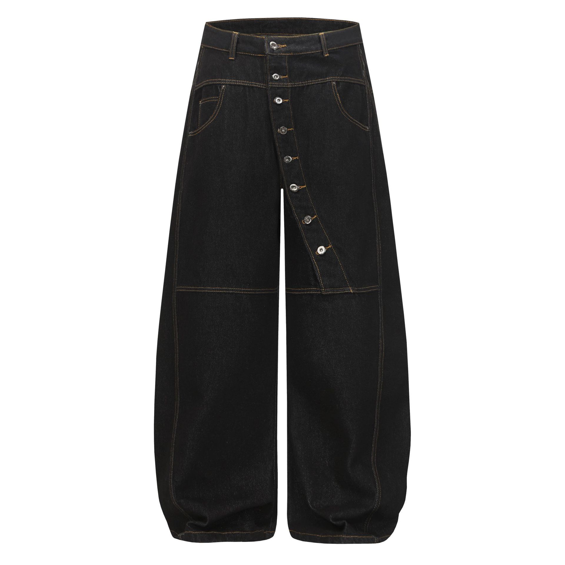 Button-Detail Jeans - Image 3