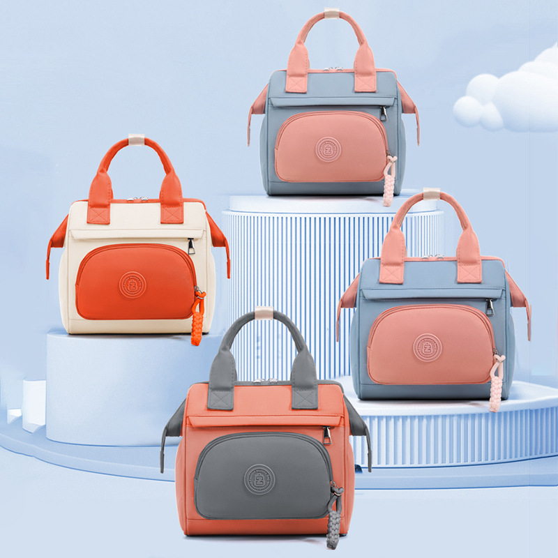 Mommy bag summer new portable small mother and baby bag can be shoulder-carried large capacity high-quality mommy bag - Image 2
