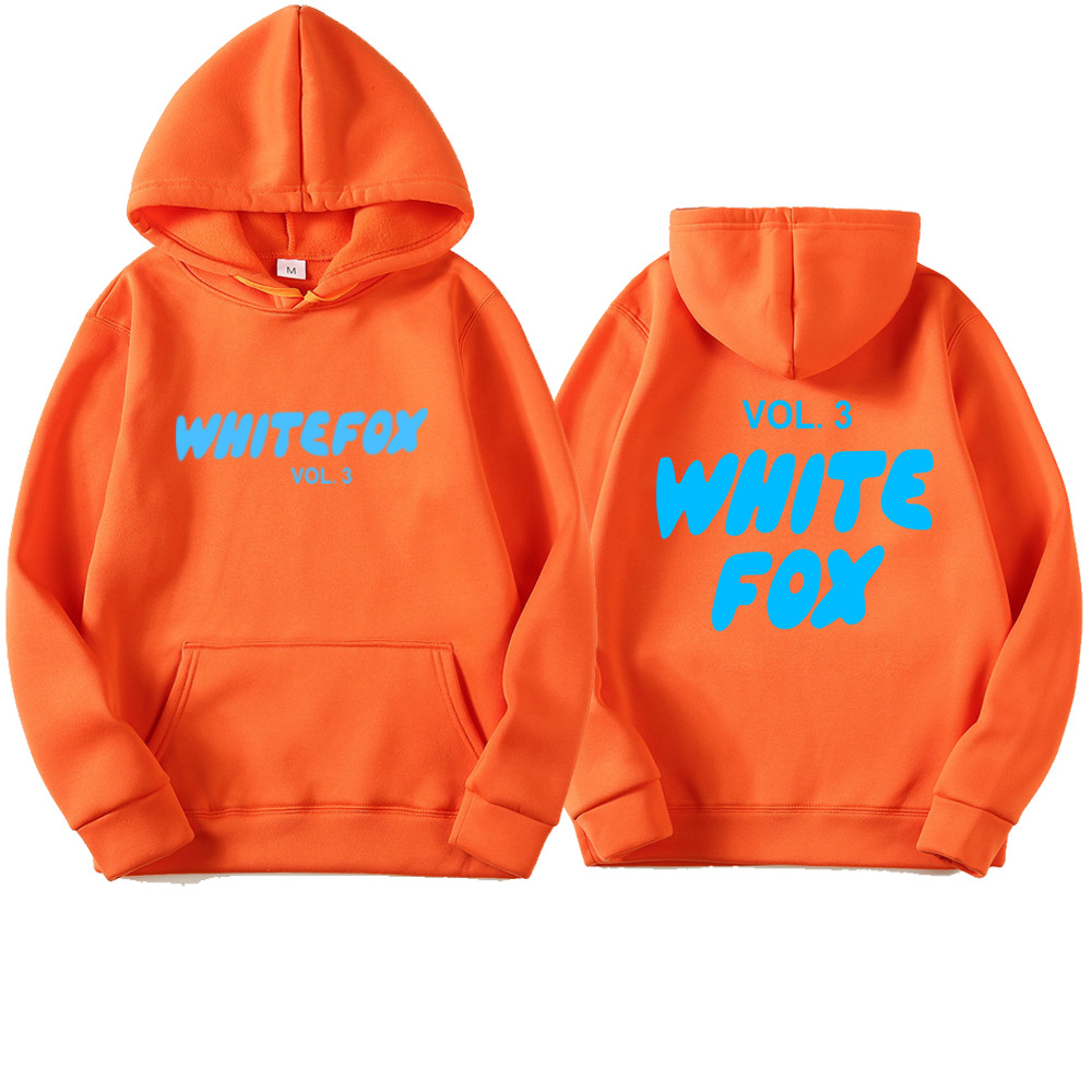 European and American cross-border spring, autumn and winter new sweater suits fashion sports LOGO long-sleeved pullover hooded sweater 1 piece set - Image 21