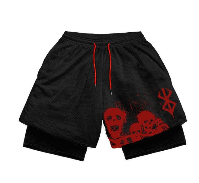 Dragon Ball series shorts 3D digital printing adult double-layer beach shorts Amazon cross-border e-commerce hot-selling factory - Image 32
