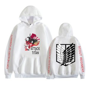 Amazon Attack on Titan printed youth hooded sweatshirt autumn and winter clothing